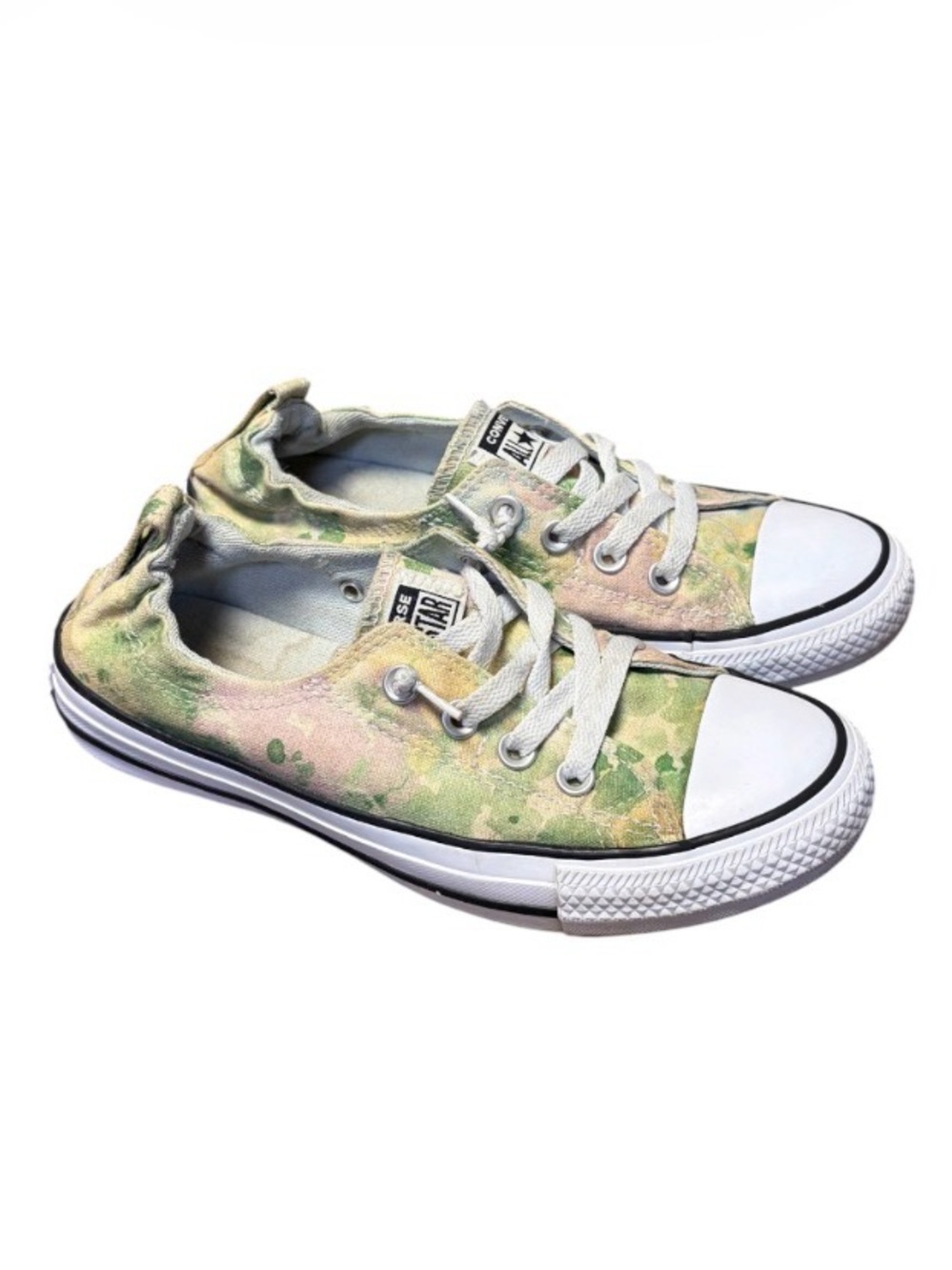 Converse All Star Shoreline Womens 7.5 Tie Dye Pastel Slip On Sneakers Shoes